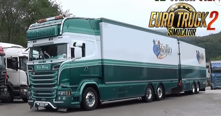 Scania R730 Gallo Trasporti combo Skin v1.0 (1.35.x)