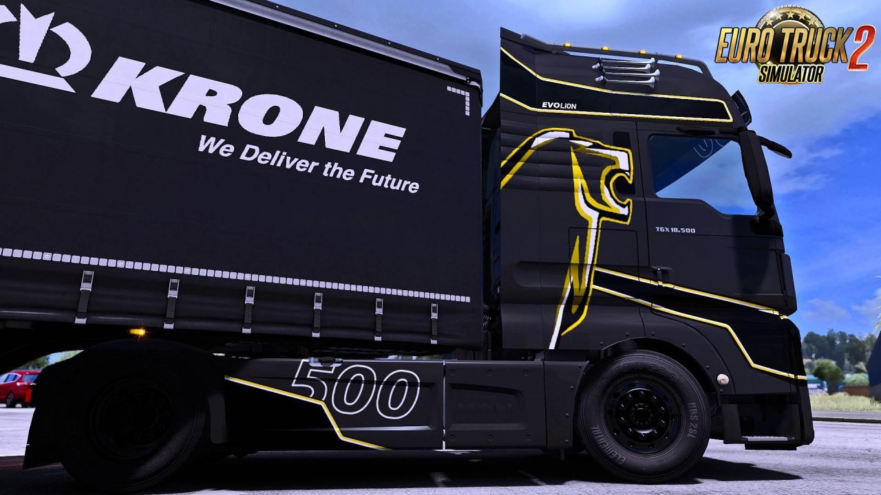 Evo Lion Skin for the MAN TGX Euro 6 by MADster v1.0 (1.35.x)