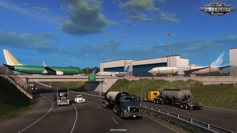 Washington DLC: Everett Aerospace Factory in American Truck Simulator