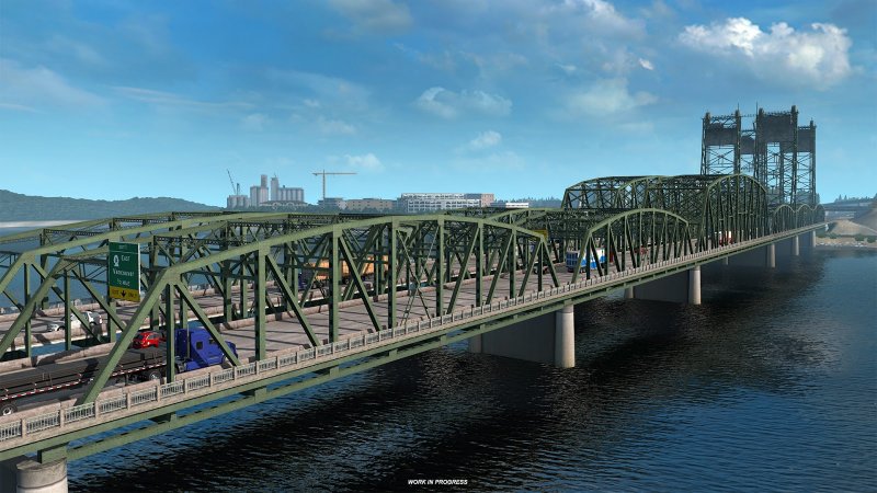 Washington DLC Bridges in American Truck Simulator