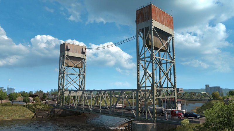 Washington DLC Bridges in American Truck Simulator