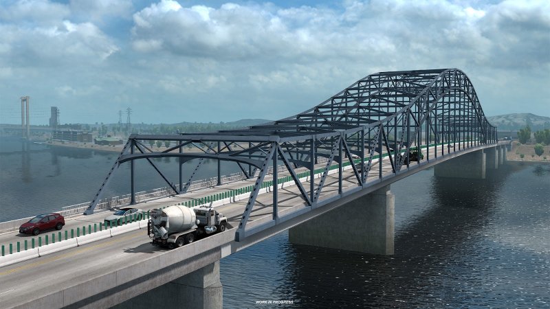 Washington DLC Bridges in American Truck Simulator