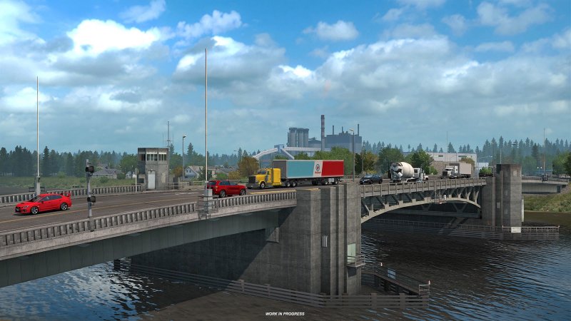Washington DLC Bridges in American Truck Simulator