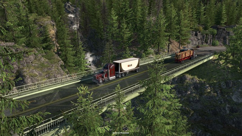 Washington DLC Bridges in American Truck Simulator