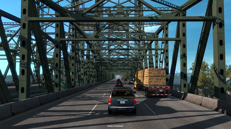 Washington DLC Bridges in American Truck Simulator