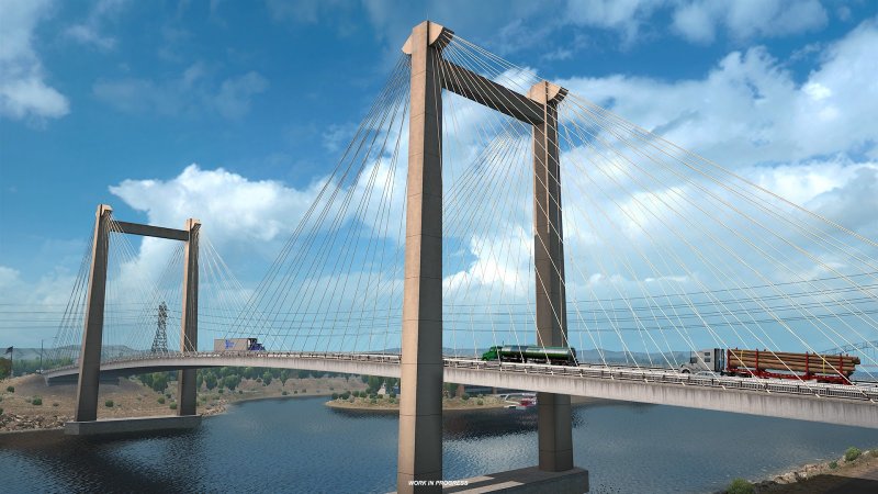 Washington DLC Bridges in American Truck Simulator