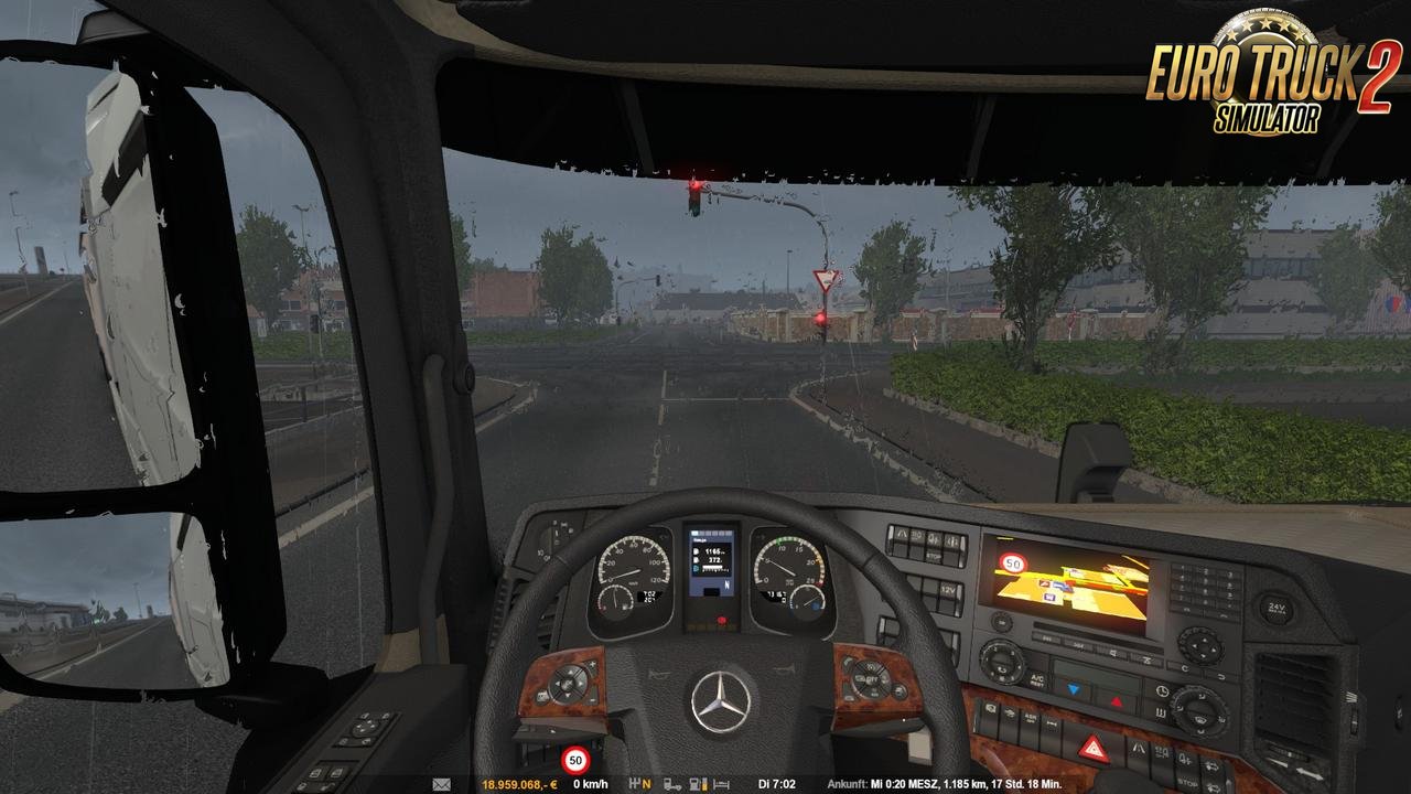 Enlarged speed limit sign for Ets2