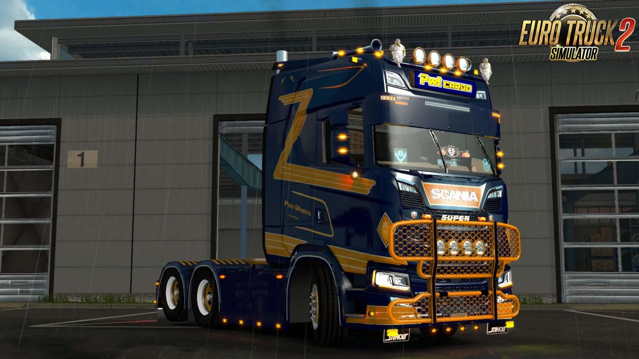 Skin PWT Cargo for Scania S + Lightbox v1.0