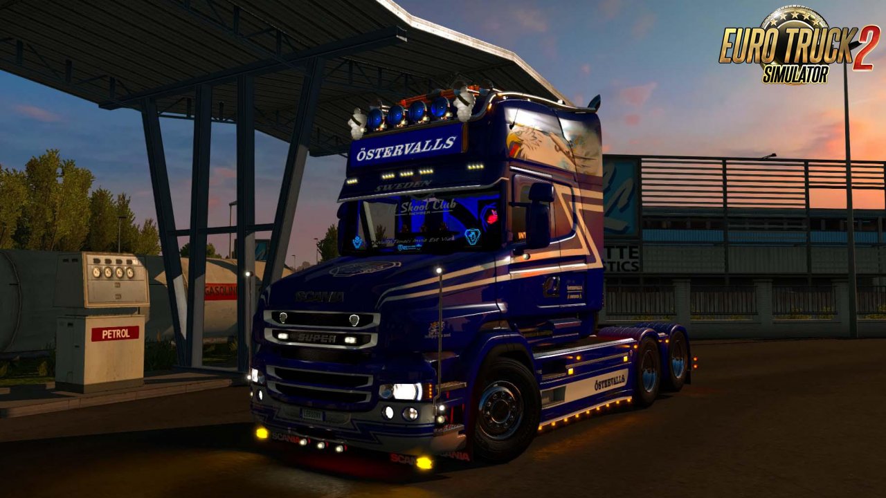 Scania T Ostervalls Skin + Lightbox v1.0