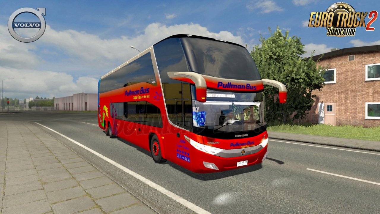 Bus Volvo G7 1800DD 6x2 + Passengers Mod v1.0 (1.35.x)