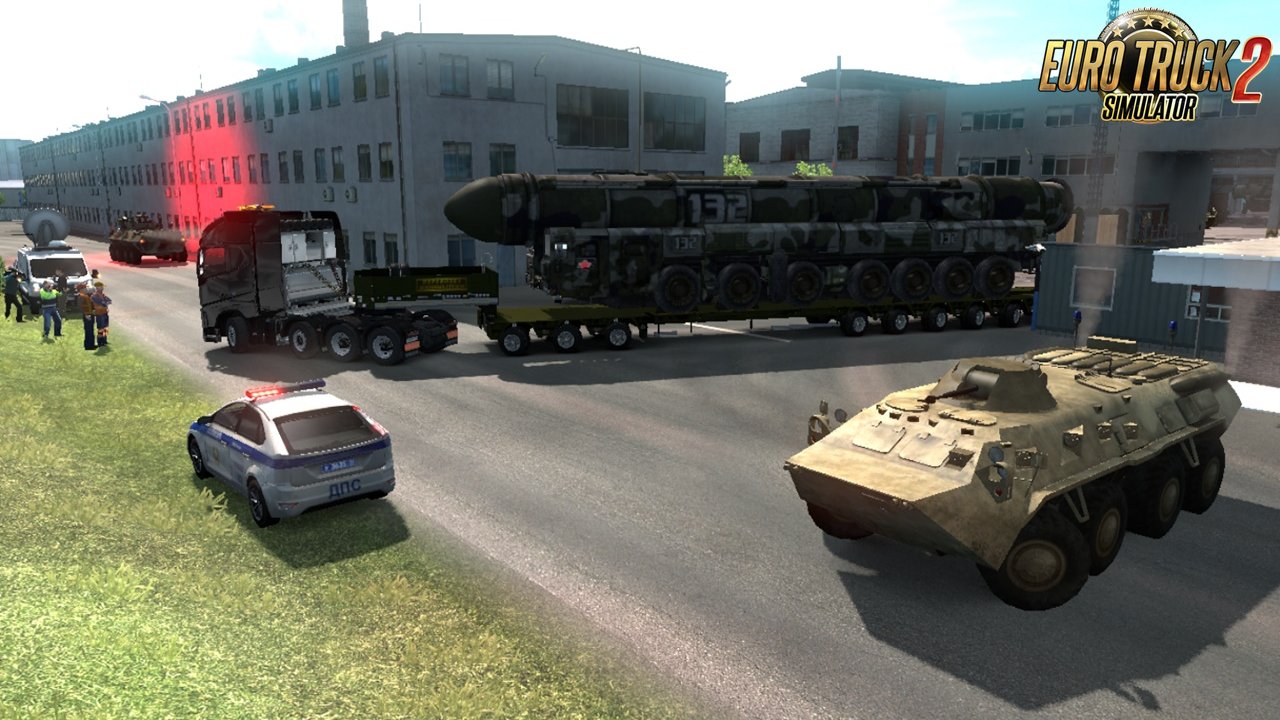 Military Oversized Cargo for DLC Beyond the Baltic Sea v2.0 (1.35.x)