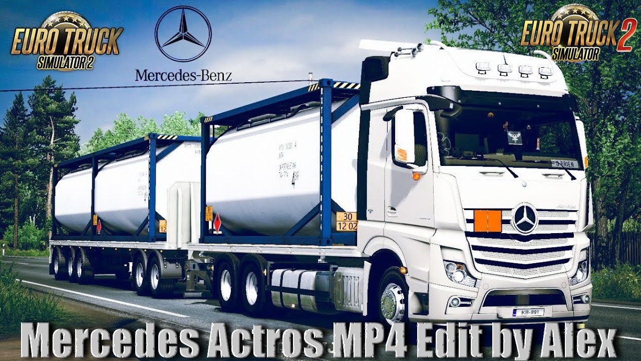 Mercedes Actros MP4 v1.6 Edit by Alex (1.37.x)