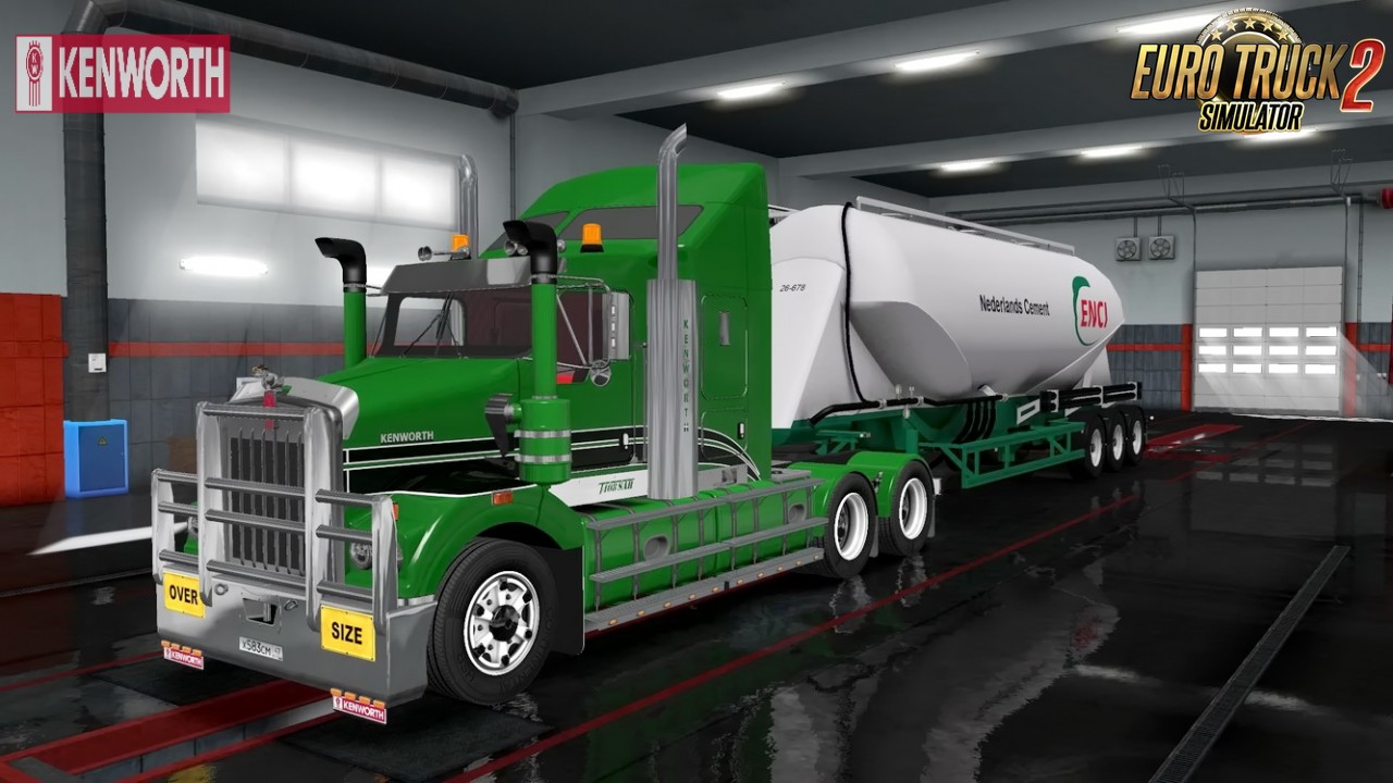Kenworth T408 SAR + Interior v2.2 (1.35.x)