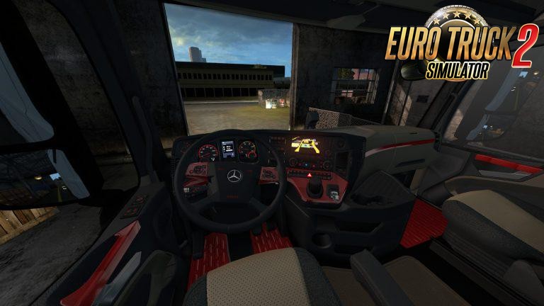 Mercedes Actros MP4 Colored Dashboard v2.0 (1.36.x)
