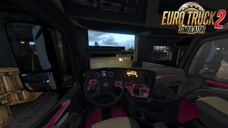 Mercedes Actros MP4 Colored Dashboard v2.0 (1.36.x)
