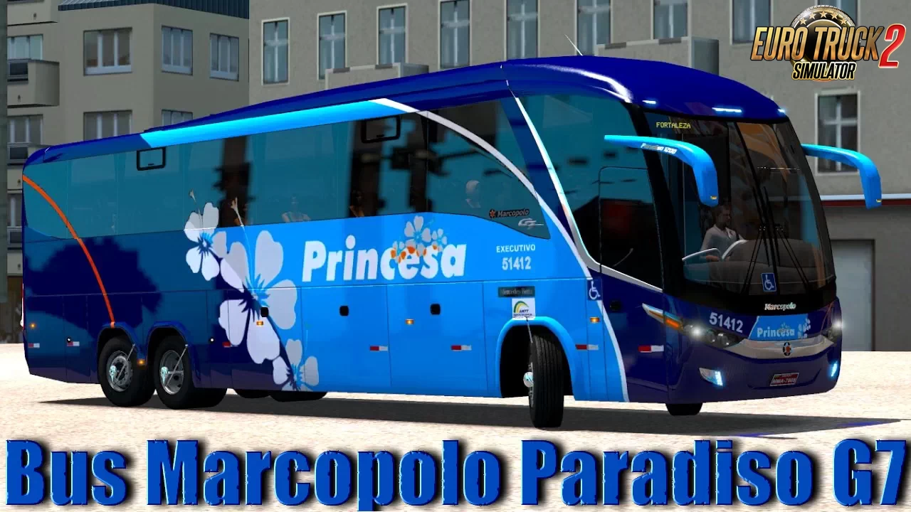 Marcopolo Paradiso G7 1200 + Interior v1.2 (1.41.x) for ETS2