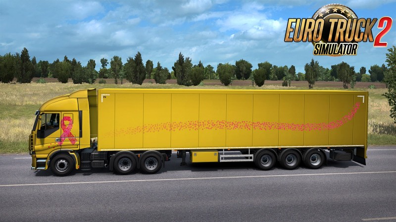 Pink Ribbon Charity Pack Skins for ETS2