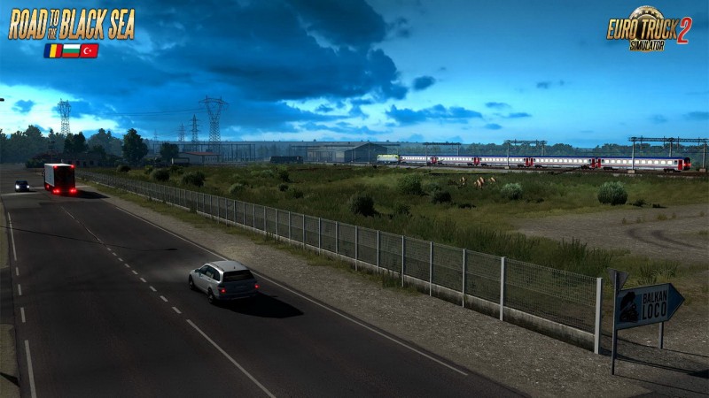 Road to the Black Sea DLC: Trains & Tram in ETS2