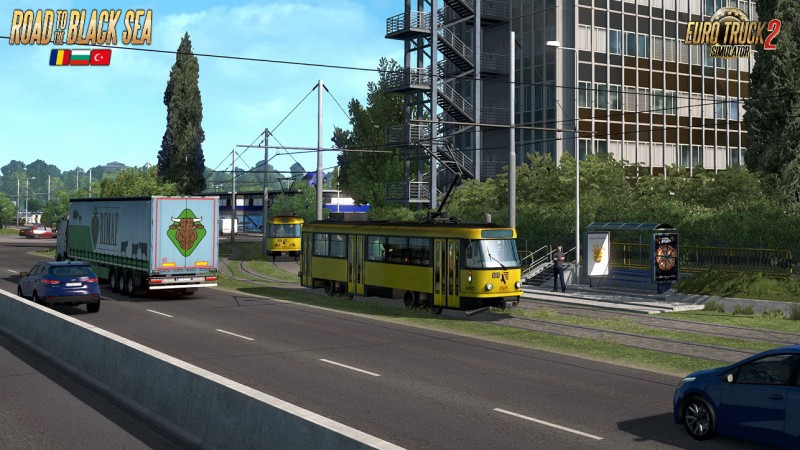 Road to the Black Sea DLC: Trains & Tram in ETS2