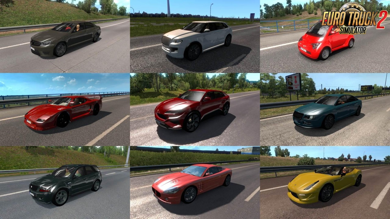 GTA V cars v2.2 for ETS2 traffic