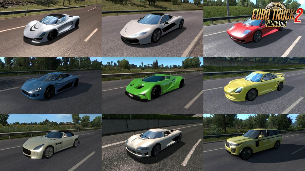 GTA V cars v2.2 for ETS2 traffic