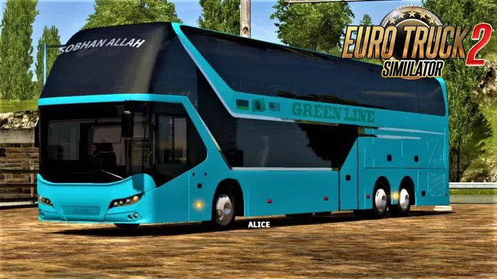Bus Neoplan Skyliner + Interior v1.0 (1.36.x)