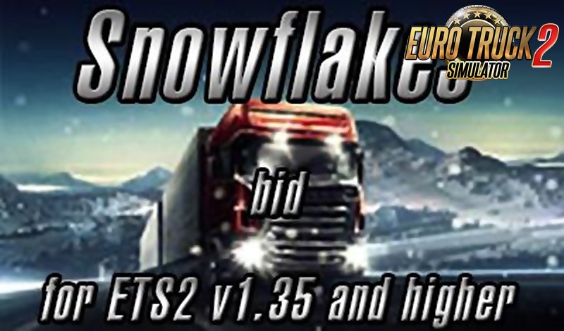 Snowflakes v1.0 for Ets2