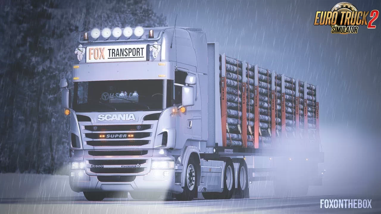 Frosty Winter Weather Mod v7.3 - Euro Truck Simulator 2