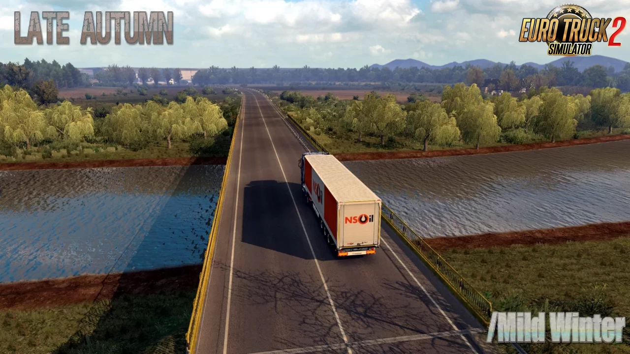 Late Autumn / Mild Winter v6.6 by Grimes (1.60.x) for ETS2