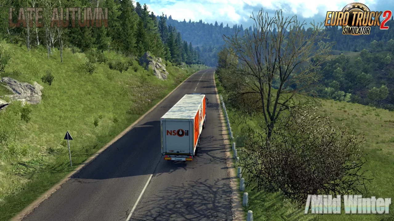 Late Autumn / Mild Winter v6.6 by Grimes (1.60.x) for ETS2