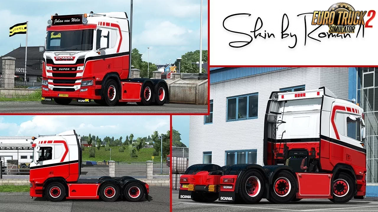Scania De Transportbrug Skin Pack v1.0 (1.36.x)