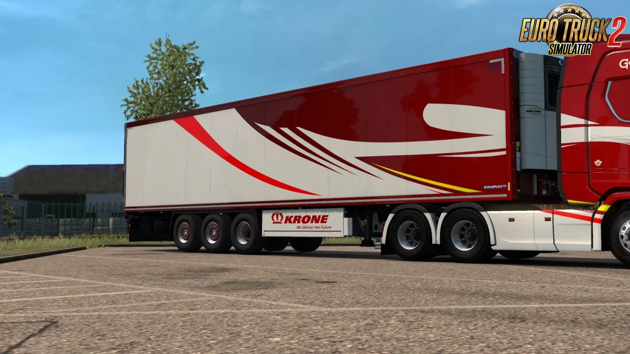 GENESIS Skin for Scania S and KRONE Trailer v1.0 (1.36.x)