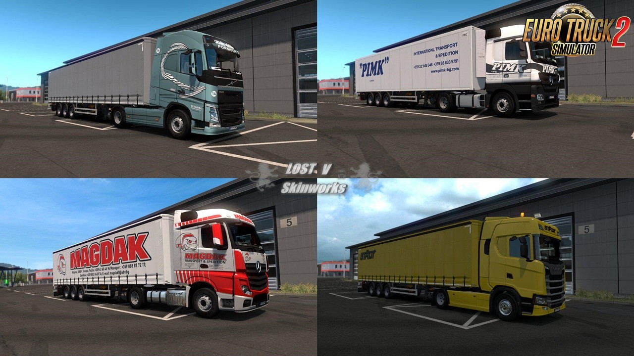 Bulgaria Companies Skin Pack v 1.1 (1.36.x)