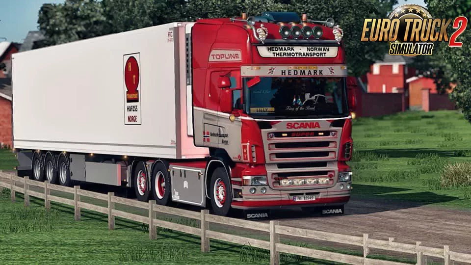 Scania RJL R500 Hedmark Transport Skin v1.0 (1.36.x)