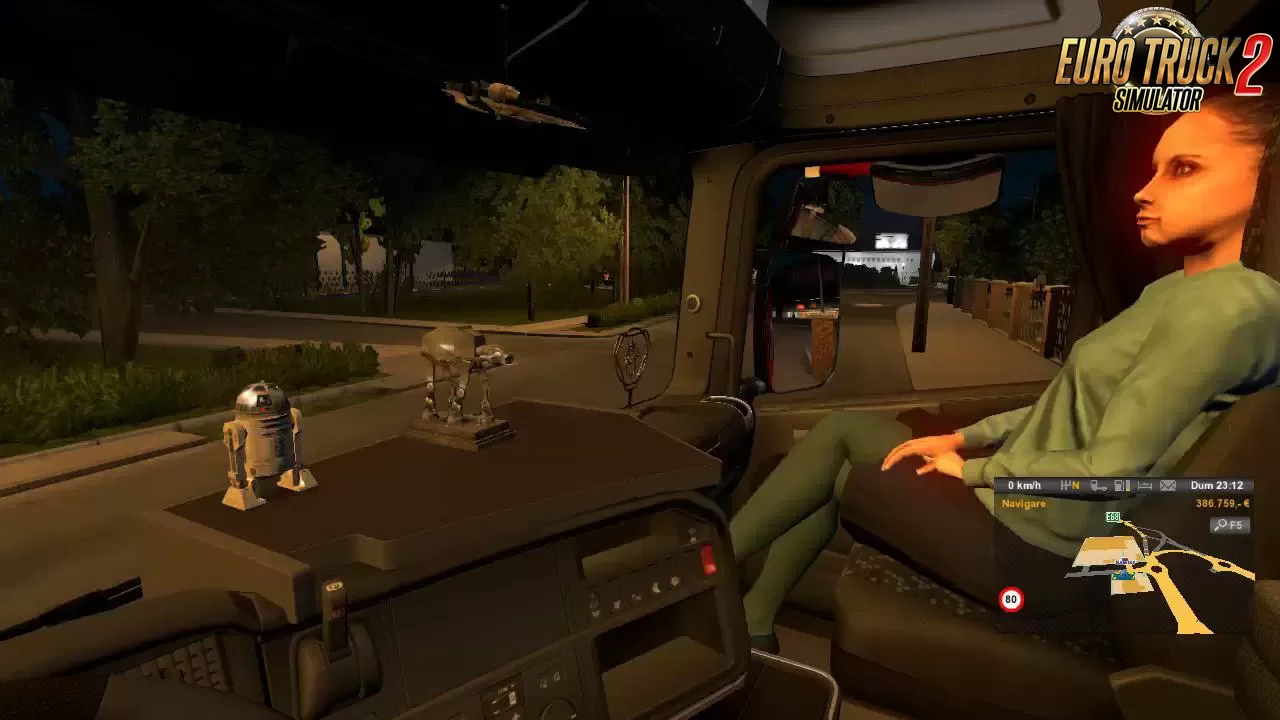Animated Female Passenger in Truck v2.0 (1.36.x)