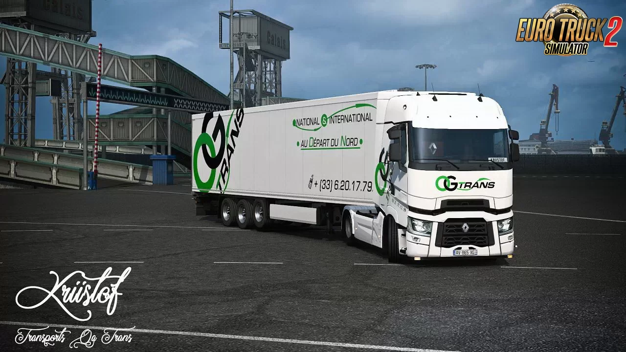 Combo OG Trans Skin for Renault T + Trailer v1.0 (1.36.x)