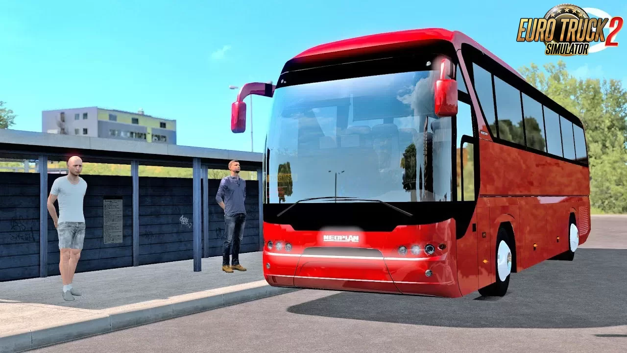 Bus Neoplan Tourliner Euro 5 + Interior v2.0 (1.36.x)