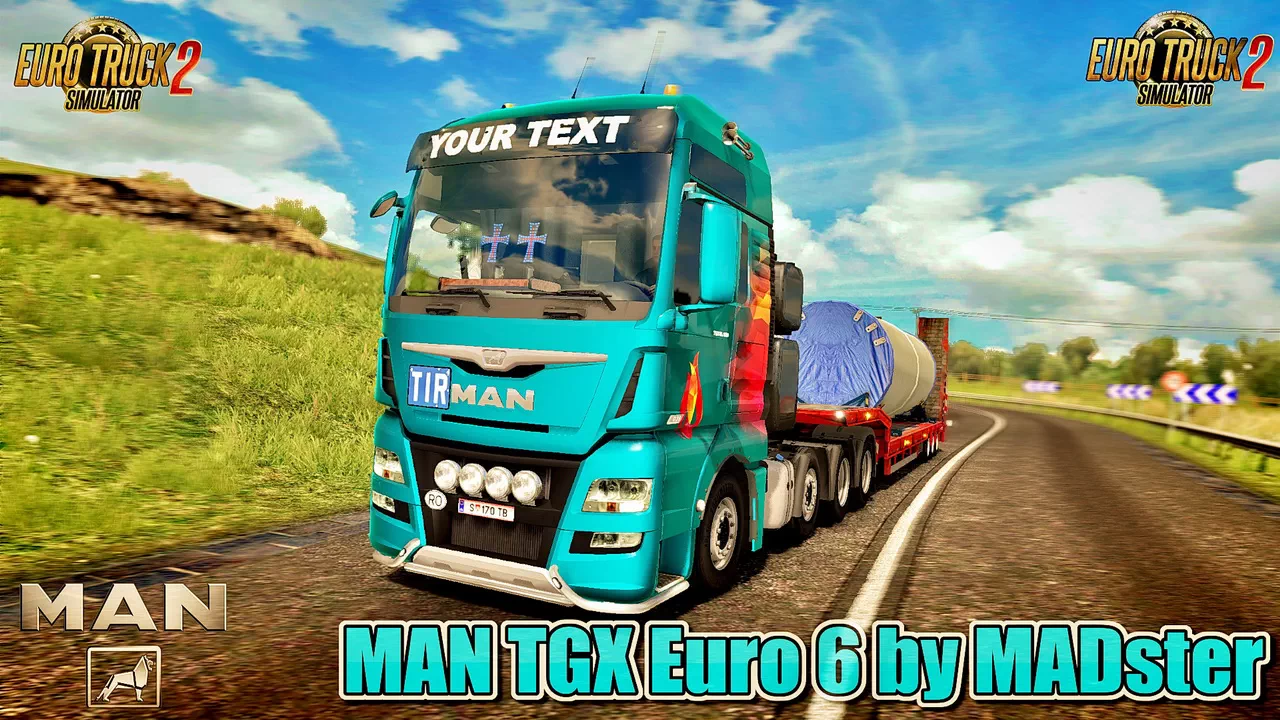 MAN TGX Euro 6 v2.2 by MADster (1.39.x)