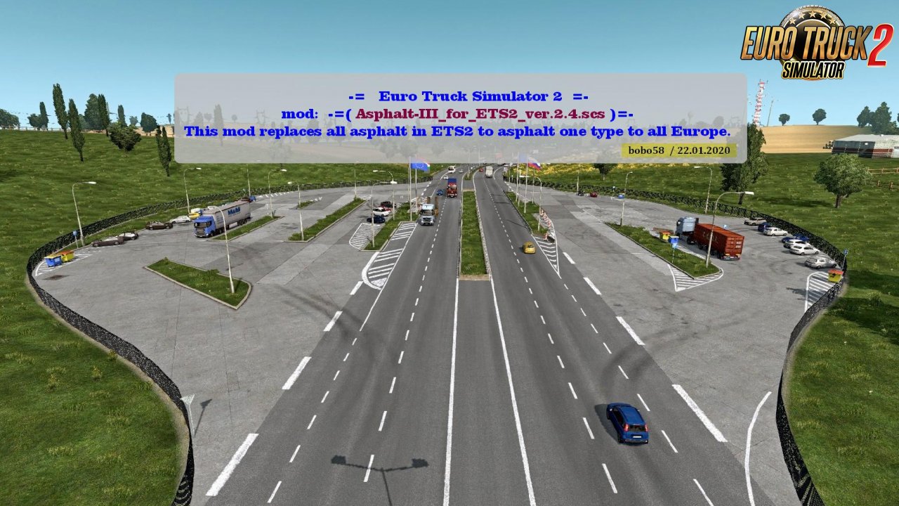 Asphalt Textures v2.4 (1.36.x) for ETS2