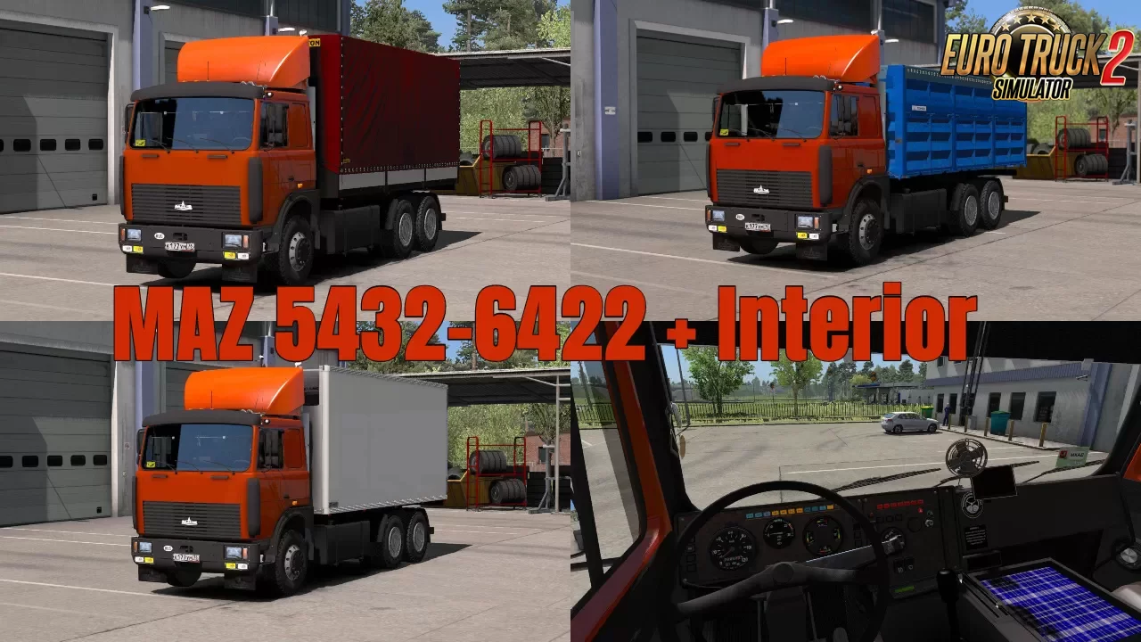 MAZ 5432-6422 + Interior v7.0 (1.36.x)