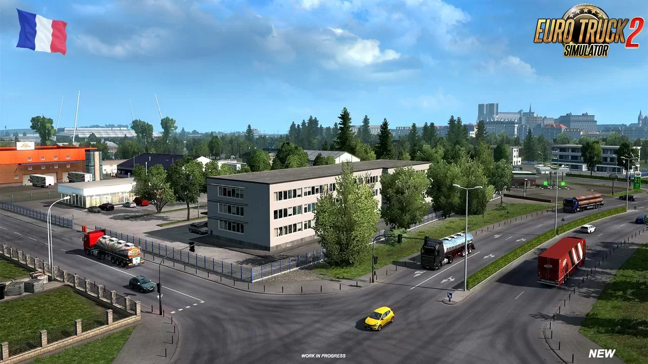ETS2 Update 1.37 - Rework of French Cities