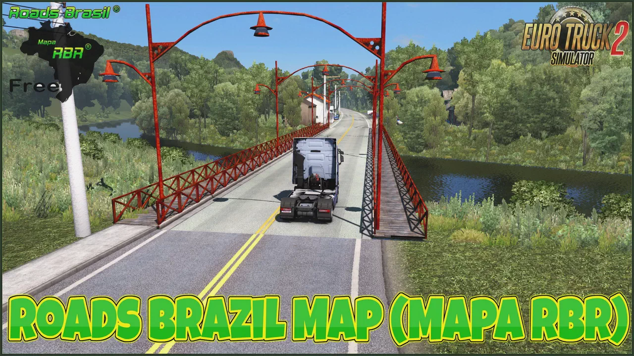 Roads Brazil Map (Mapa RBR) v5.0 (1.36.x)