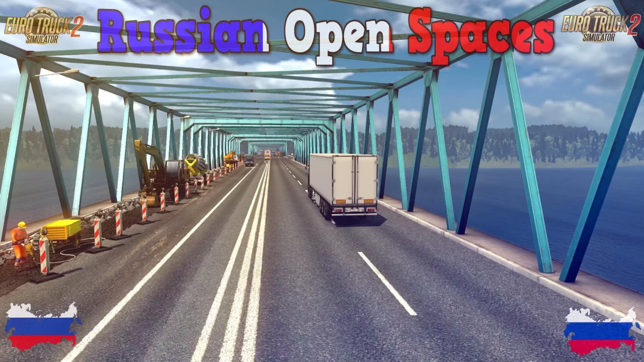 Russian Open Spaces Map v13.3 (1.52.x) for ETS2