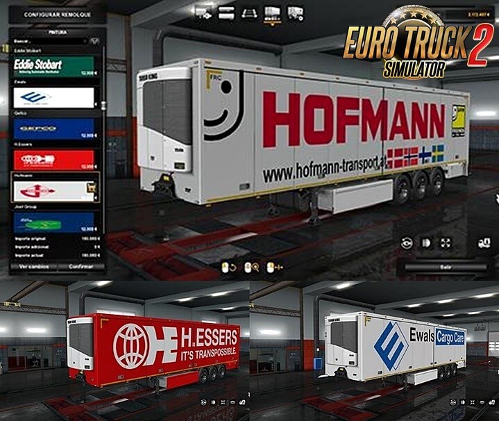 Trailers Skin Pack v1.2 for Ets2