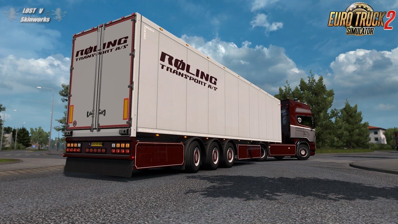 Røling Transport Scania R Combo Skin by Lost Virtual