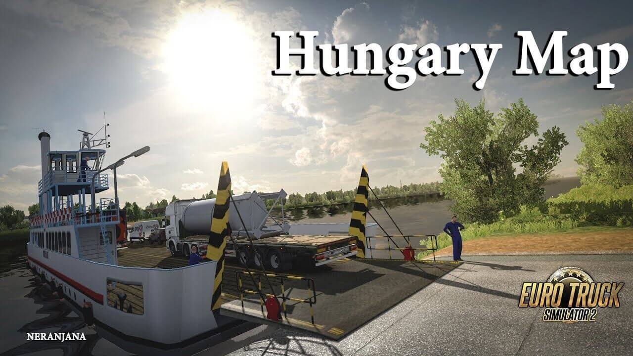 Hungary Map v0.9.28b by Frank007 - Euro Truck Simulator 2