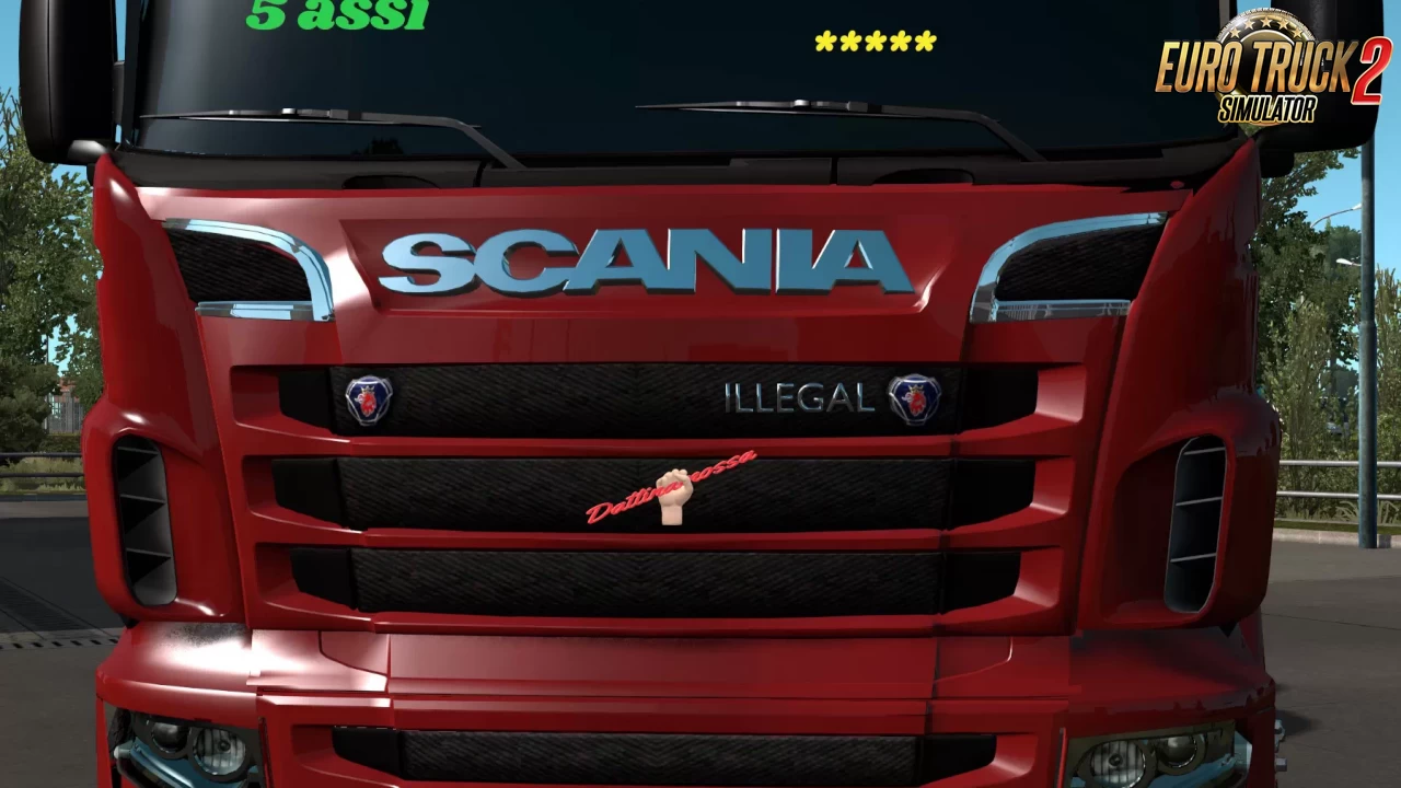Scania R&S V8 Illegal Reworked v9.0.2 (1.36.x)