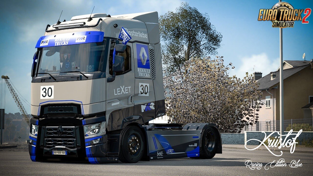 Renault T Blue Racing Edition Skin