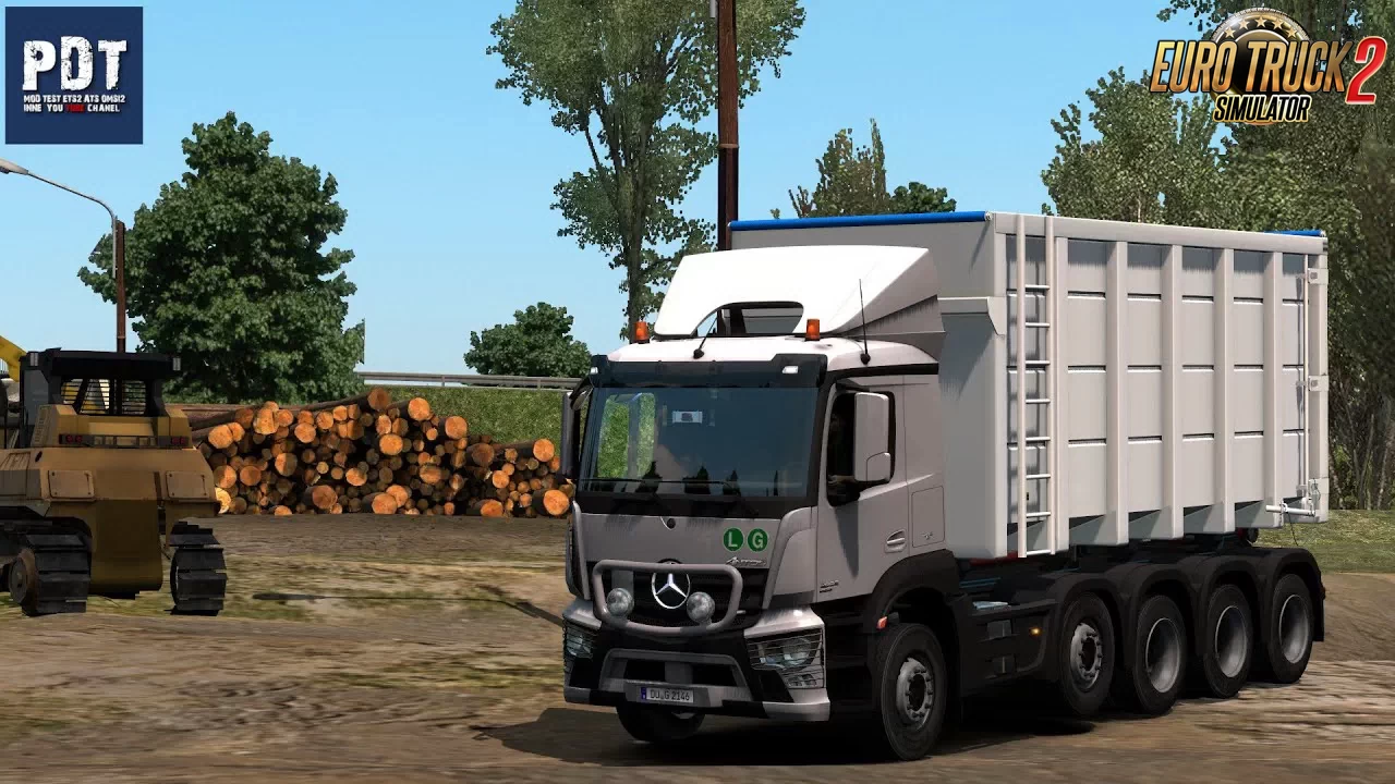 Mercedes Antos 10×6 Normal & Ballast Truck v1.0 (1.36.x)