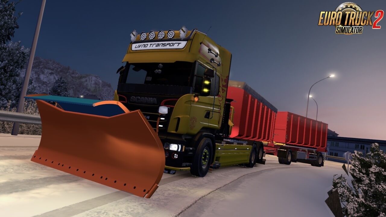 Snow Plow for Ets2 by Teklic